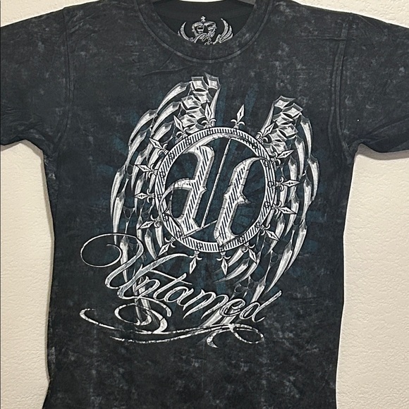 Black Graphic Men's Shirt - Picture 2 of 3